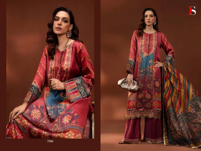 Mariab Silk By Deepsy Embroidered Satin Pakistani Suits Wholesale Shop In Surat
